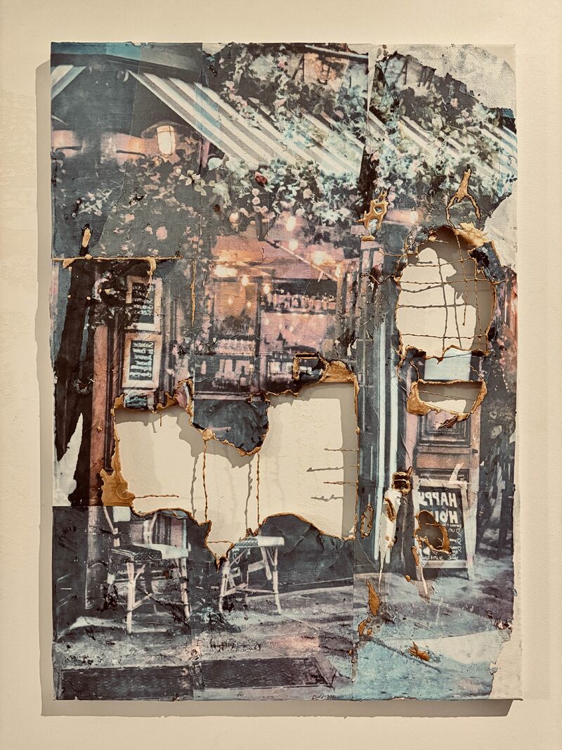 Au café - a Paintings by soo jin CHUNG